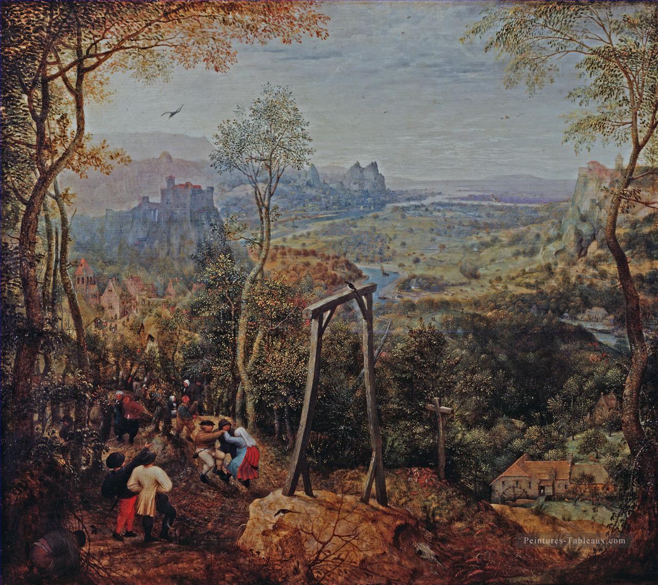 Pie sur la Galla flamand Renaissance paysan Pieter Bruegel l’Ancien Peintures à l'huile